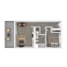1/1 A 209 floor plan